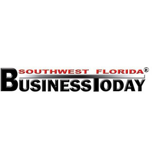 The logo features the text "SOUTHWEST FLORIDA" in red above "Business Today" in bold black letters on a white background.